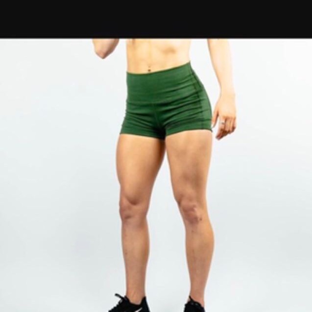 Small Green Alphalete Shorts